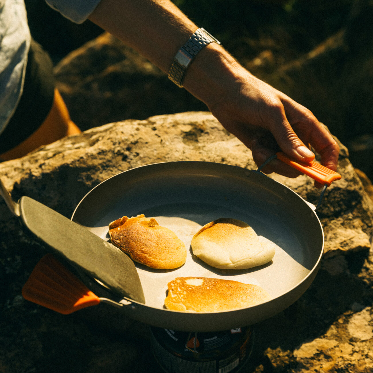 pancakes on mountain