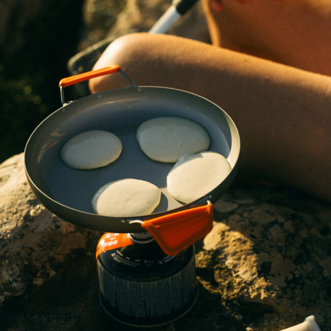 Pancakes on mountain