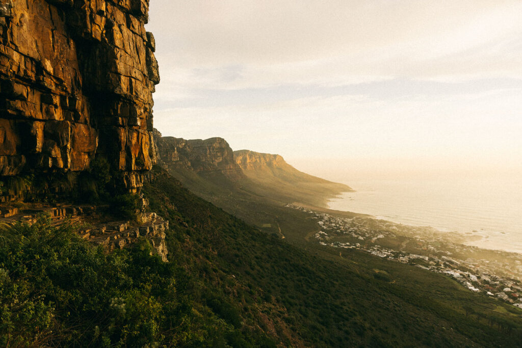 views of the Twelve Apostles on Table Mountain